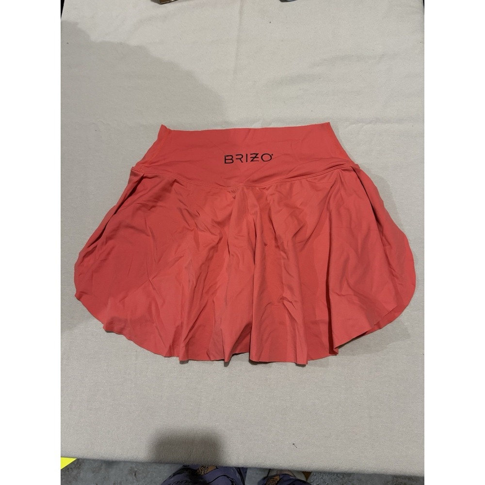 Brito Women's Crossover Tennis Skirt‎ with Shorts Coral Size M